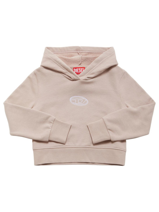 Diesel Kids - Hooded cotton sweatshirt