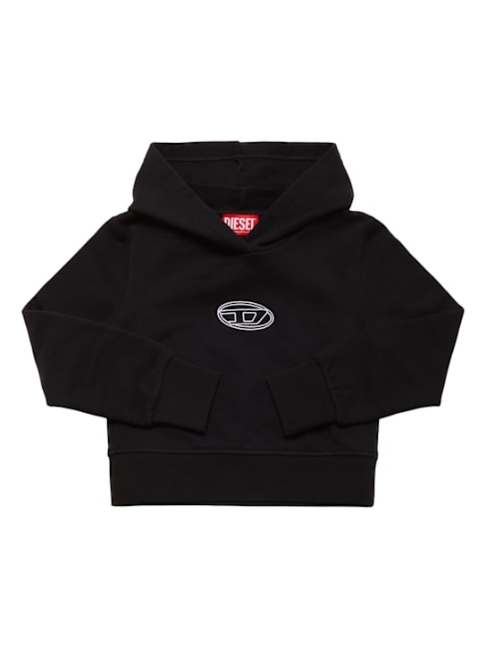 Diesel Kids - Hooded cotton sweatshirt