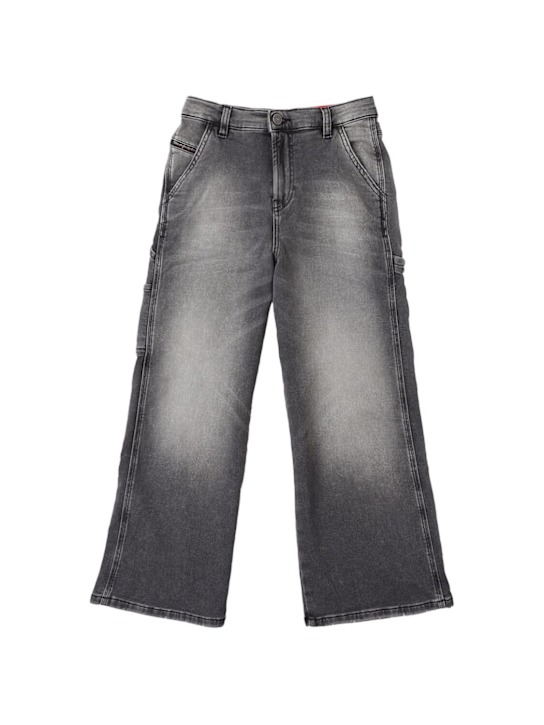 Diesel Kids - Jeans cargo in cotone stretch
