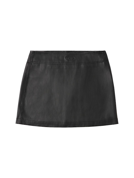 Diesel Kids - Coated fabric mini skirt