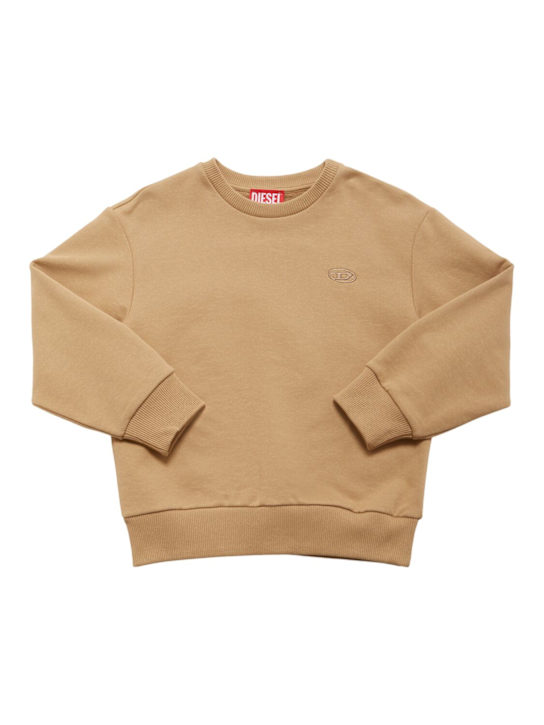Diesel Kids - Sweat-shirt en coton à logo
