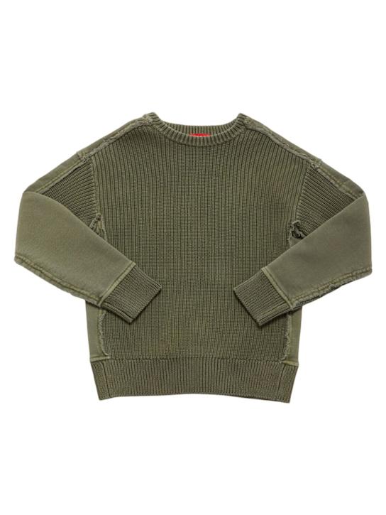 Diesel Kids: Sweater aus Baumwollstrick