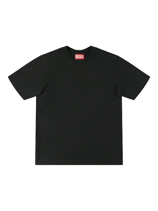 Diesel Kids - T-shirt en jersey de coton brodé