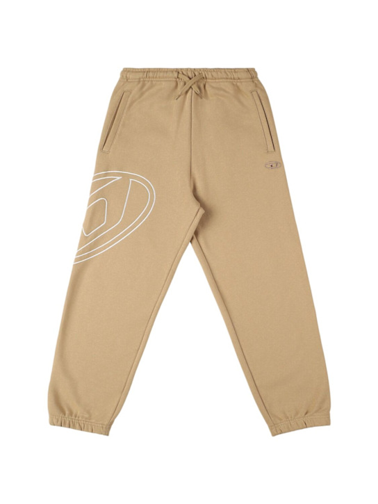 Diesel Kids: Pantalones de felpa de algodón
