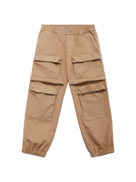 Diesel Kids - Cotton gabardine cargo pants