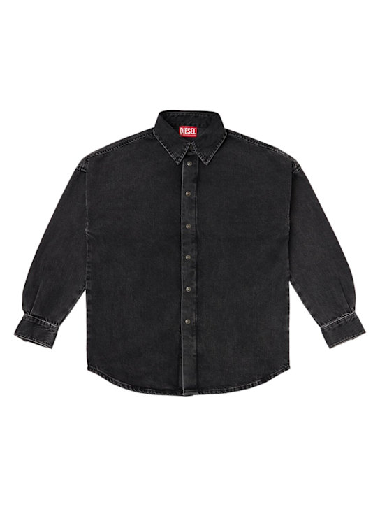 Diesel Kids: Cotton denim shirt