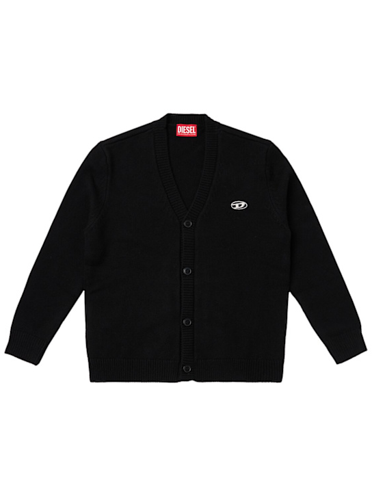 Diesel Kids: Wool blend cardigan