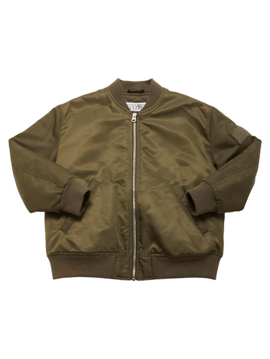 MM6 Maison Margiela: Bomberjacke aus Nylon