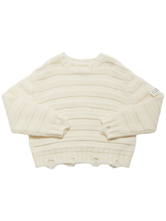 MM6 Maison Margiela - Wool blend knit sweater