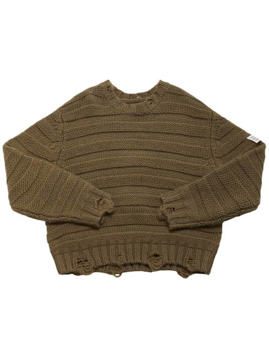 MM6 Maison Margiela - Wool blend knit sweater