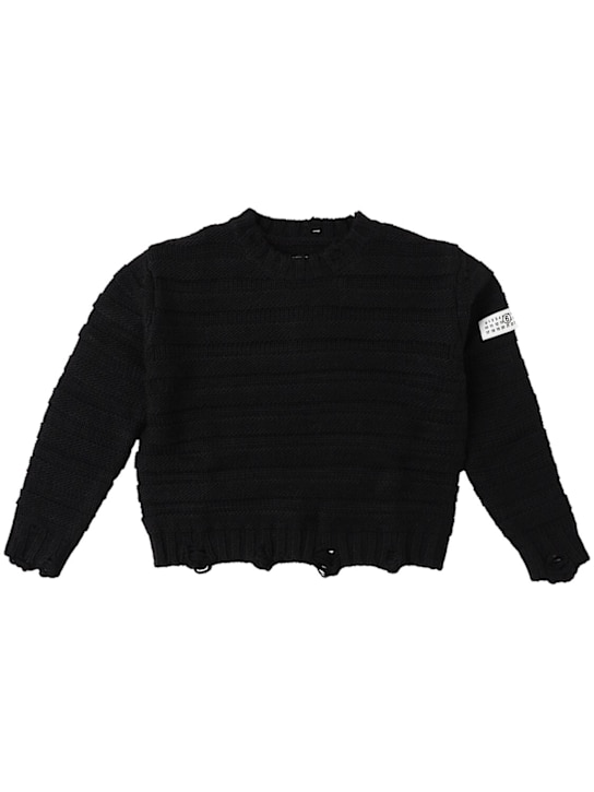 MM6 Maison Margiela - Wool blend knit sweater