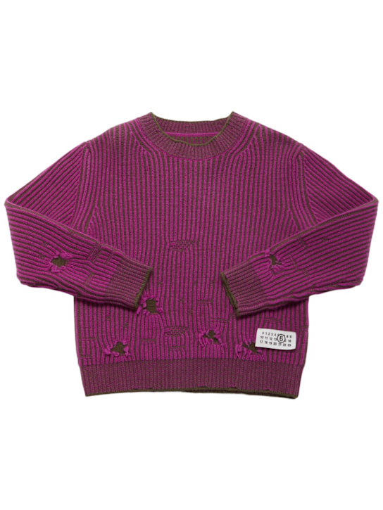 MM6 Maison Margiela - Wool knit sweater