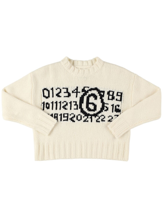 MM6 Maison Margiela - Wool blend knit sweater