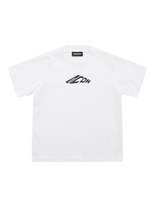 Dsquared2 - T-shirt en jersey de coton imprimé