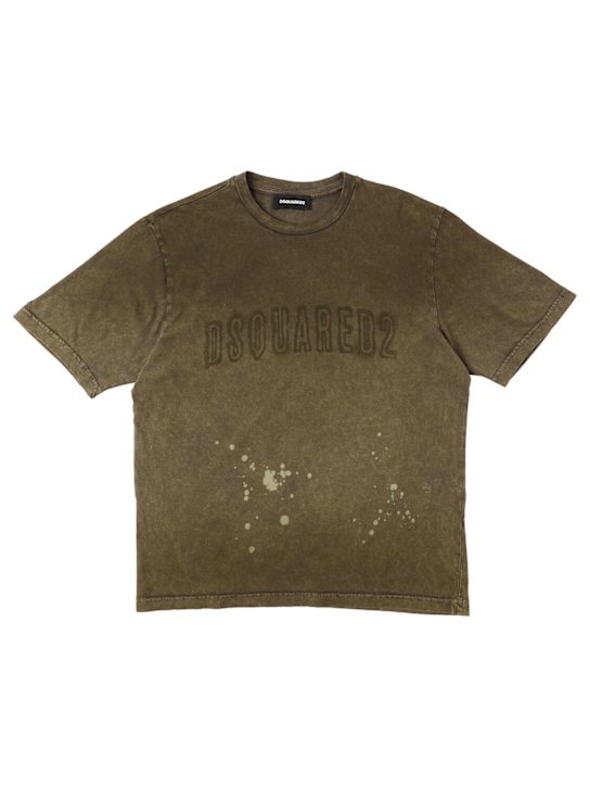 Dsquared2 - T-shirt en jersey de coton imprimé