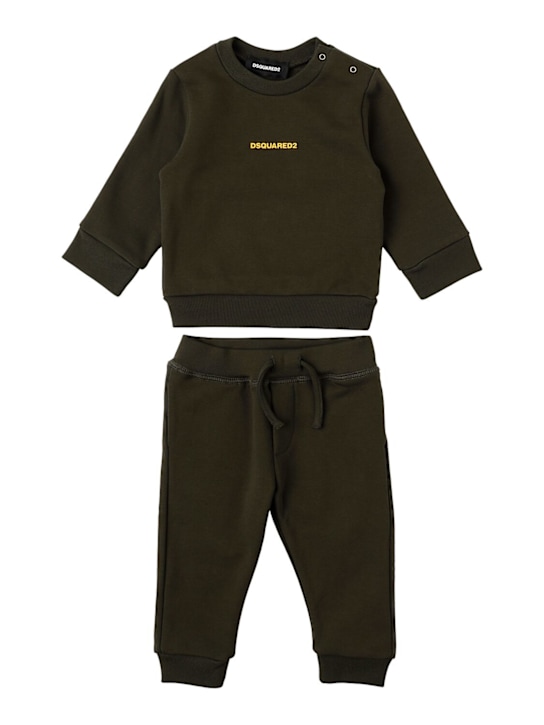 Dsquared2 - Felpa e pantaloni in cotone