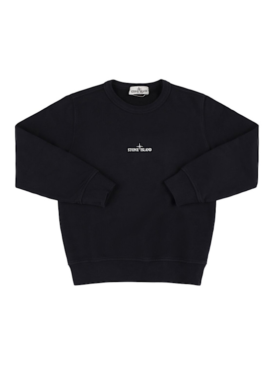 Stone Island Junior - Sweat-shirt en coton biologique