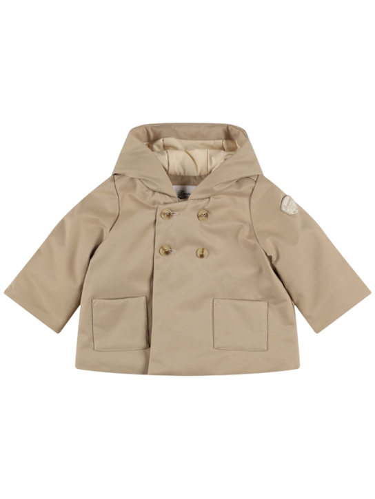 Bonpoint - Giacca in misto cotone con cappuccio