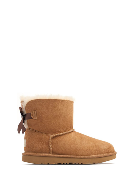 Ugg: Stivali Mini Bailey Bow II in shearling