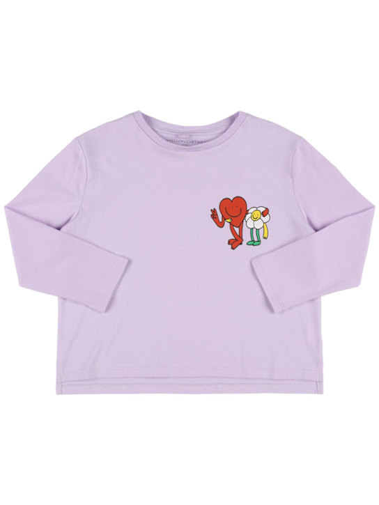 Stella McCartney Kids: Camiseta de jersey de algodón estampada
