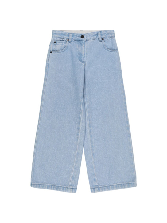 Stella McCartney Kids - Jeans in cotone con patch