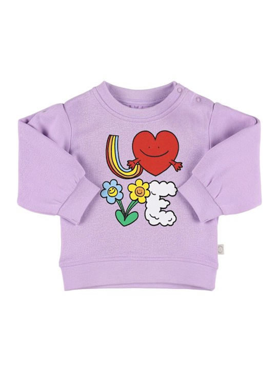 Stella McCartney Kids: Printed cotton sweatshirt