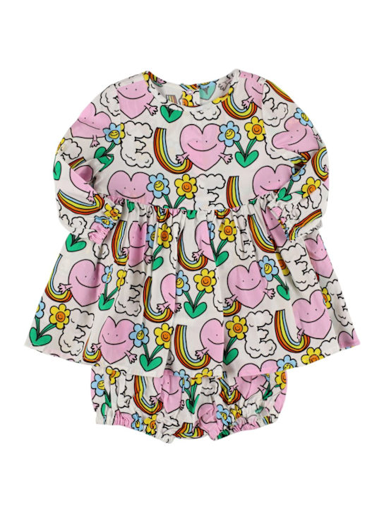 Stella McCartney Kids - Robe & protège-couche en viscose imprimée