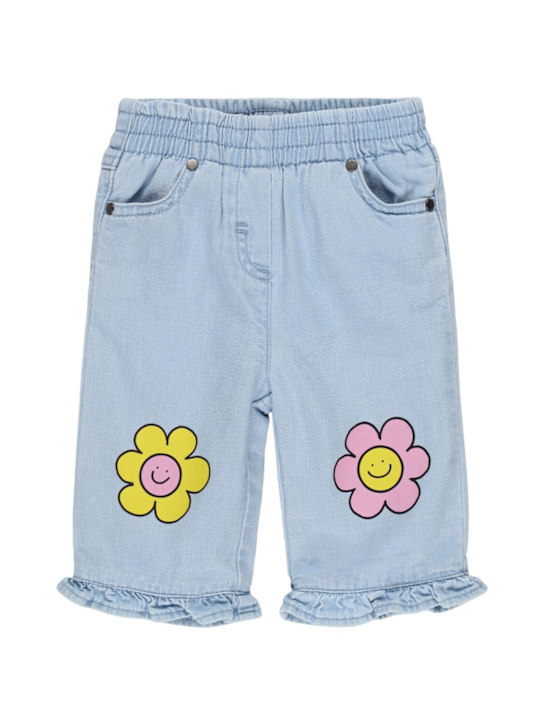Stella McCartney Kids - Jeans in cotone stampato