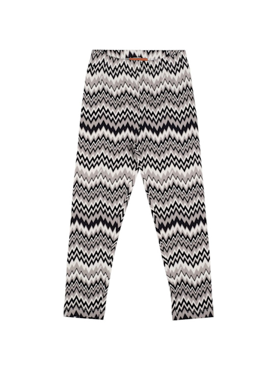 Missoni - Printed cotton blend jersey leggings