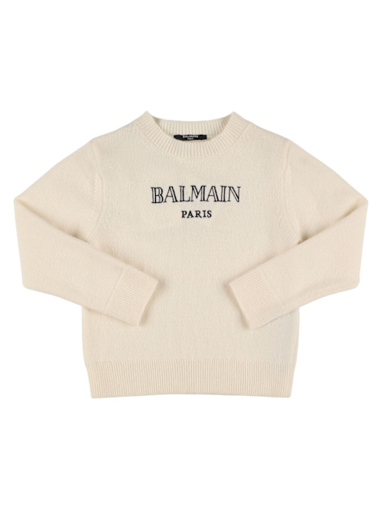 Balmain - Suéter de punto de mezcla de lana