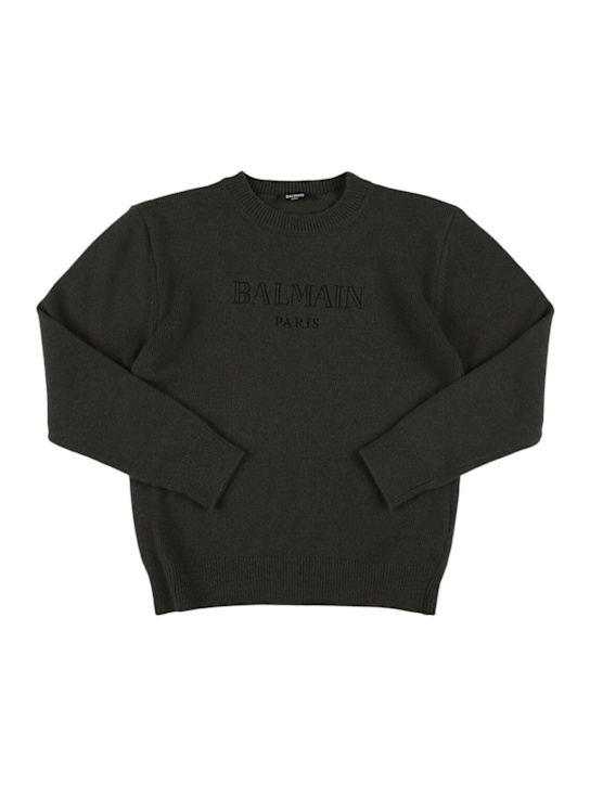 Balmain - Suéter de punto de mezcla de lana
