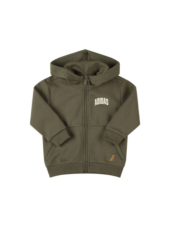 adidas Originals - Sweat-shirt en coton mélangé à capuche