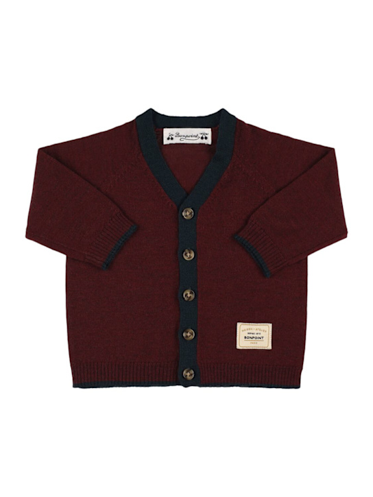 Bonpoint: Cardigan in maglia di lana
