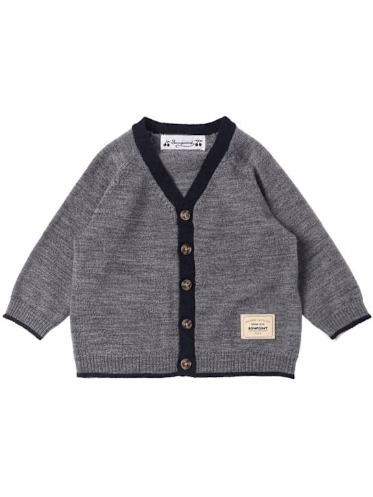 Bonpoint - Cardigan in maglia di lana
