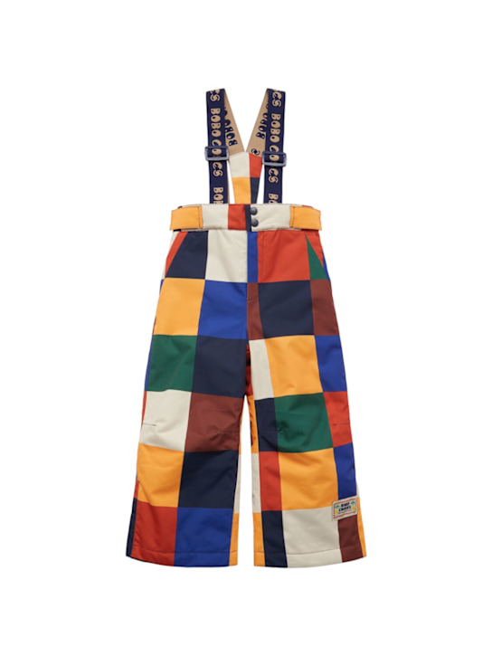 Bobo Choses: Pantaloni sci in nylon riciclato color block