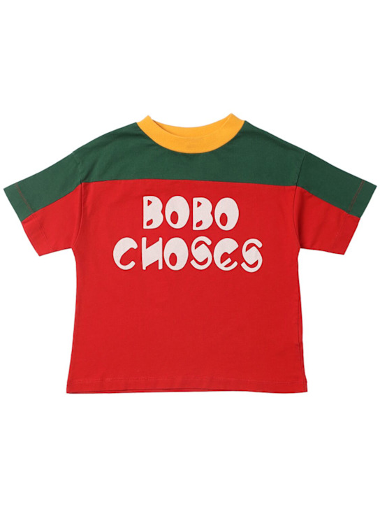 Bobo Choses: Logo print organic cotton t-shirt