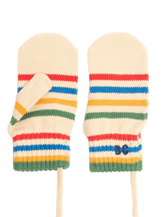 Bobo Choses: Striped knit gloves