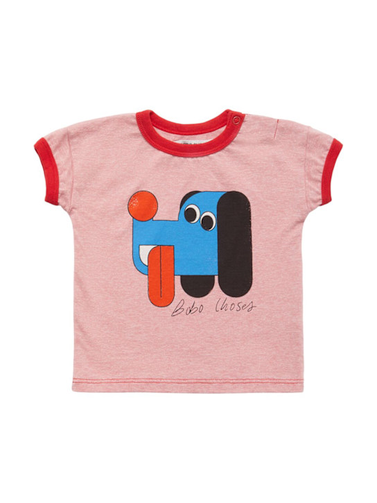 Bobo Choses: T-shirt en mélange de coton biologique chien