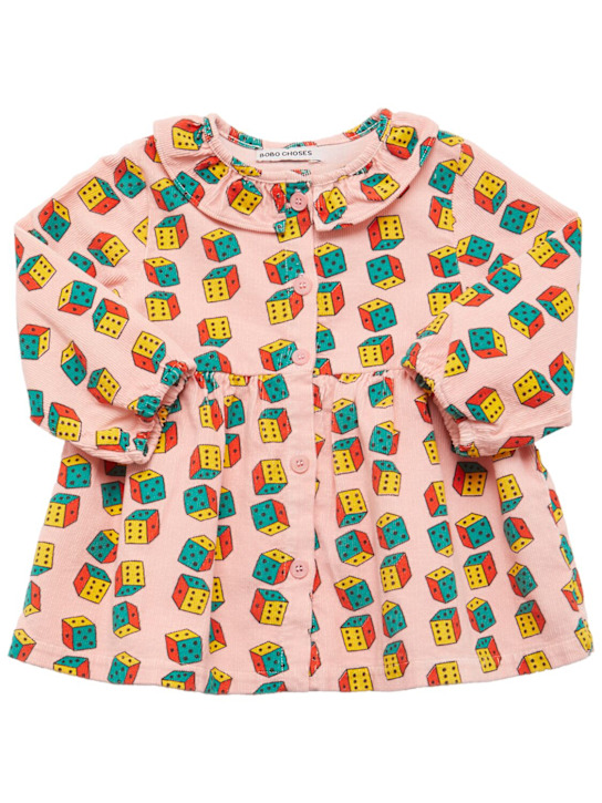 Bobo Choses: Bedrucktes Kleid aus Bio-Baumwolle