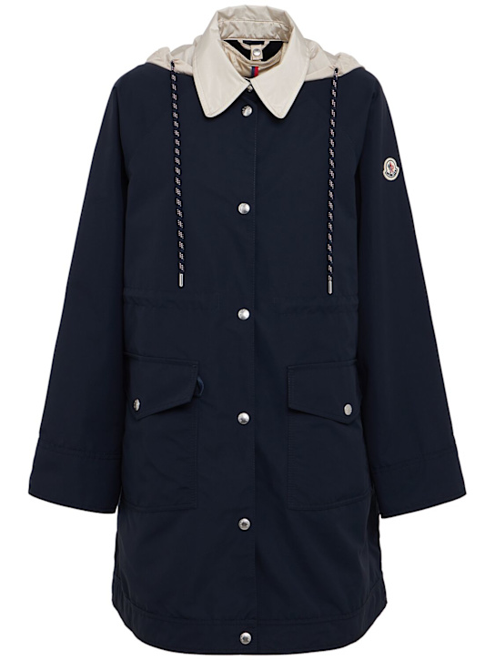 Moncler: Begonia 3-in-1 cotton long down jacket