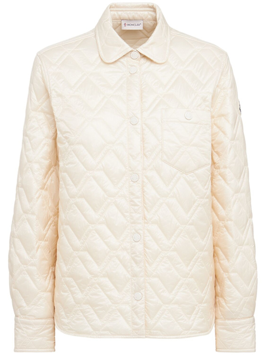 Moncler - Padded diamond quilted shirt jacket