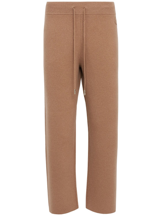 Moncler - Wool & cashmere jogging pants