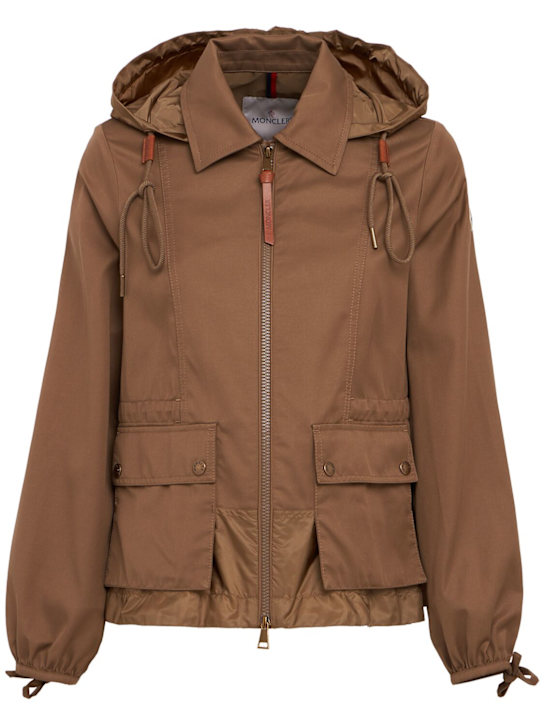 Moncler - Adenium hooded tech & cotton jacket
