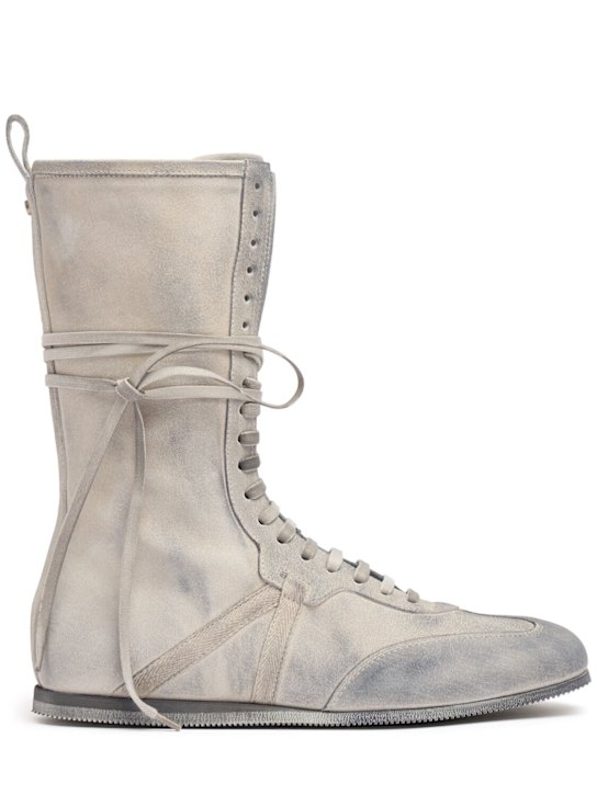 Ann Demeulemeester - Niedrige Wildleder-Sneakers „Fide“