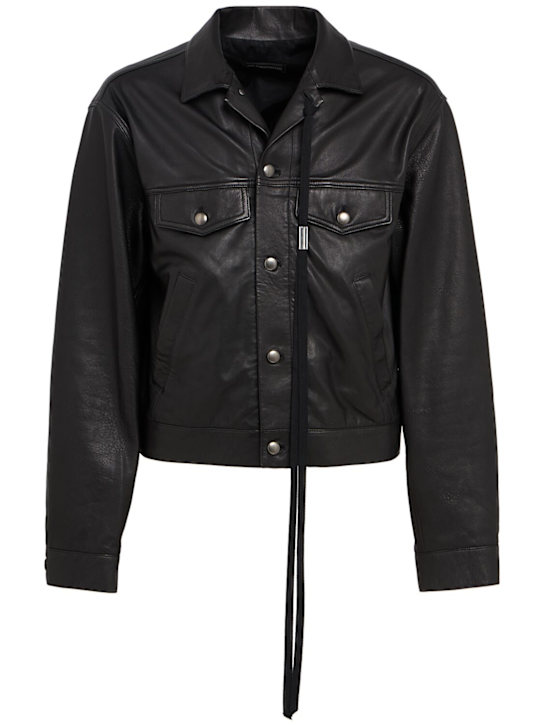Ann Demeulemeester - Raf 5-pocket standard leather jacket