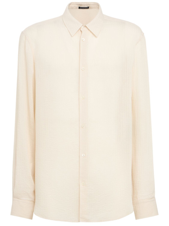 Ann Demeulemeester - Andre tonal striped classic shirt