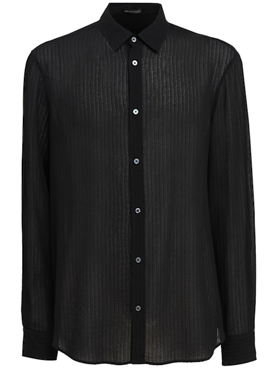 Ann Demeulemeester - Andre tonal striped classic shirt
