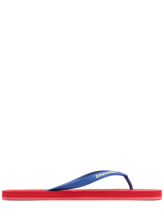 Dsquared2 - Logo rubber flip flops