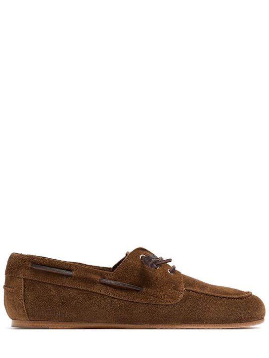 Dsquared2: Chaussures bateau D2 College en daim