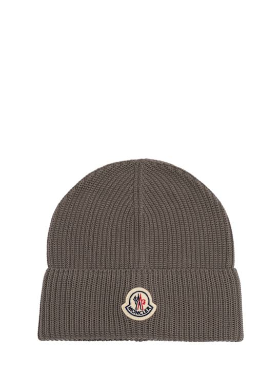 Moncler - Logo cotton beanie